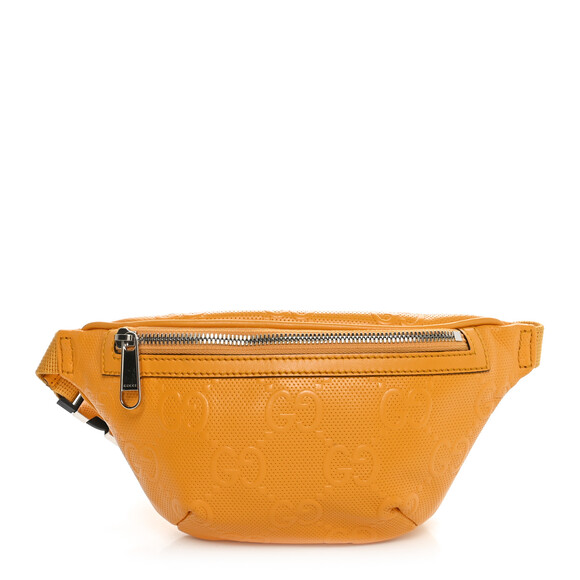 Gucci Calfskin Gg Tennis Embossed Belt #183640G85B - Picture 1 of 10